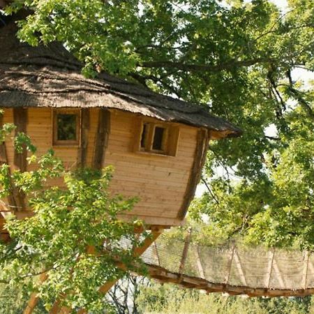 Cabane Perchée dans les Arbres Saint-Hilaire-en-Morvan Esterno foto