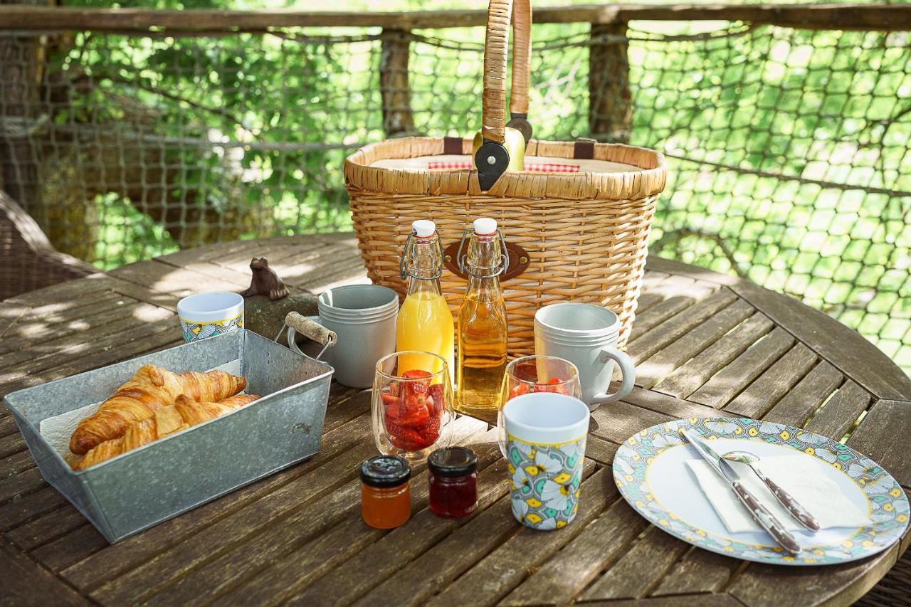 Cabane Perchée dans les Arbres Saint-Hilaire-en-Morvan Esterno foto