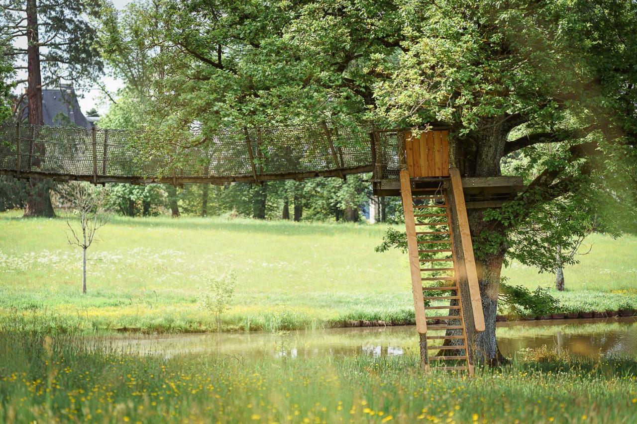 Cabane Perchée dans les Arbres Saint-Hilaire-en-Morvan Esterno foto