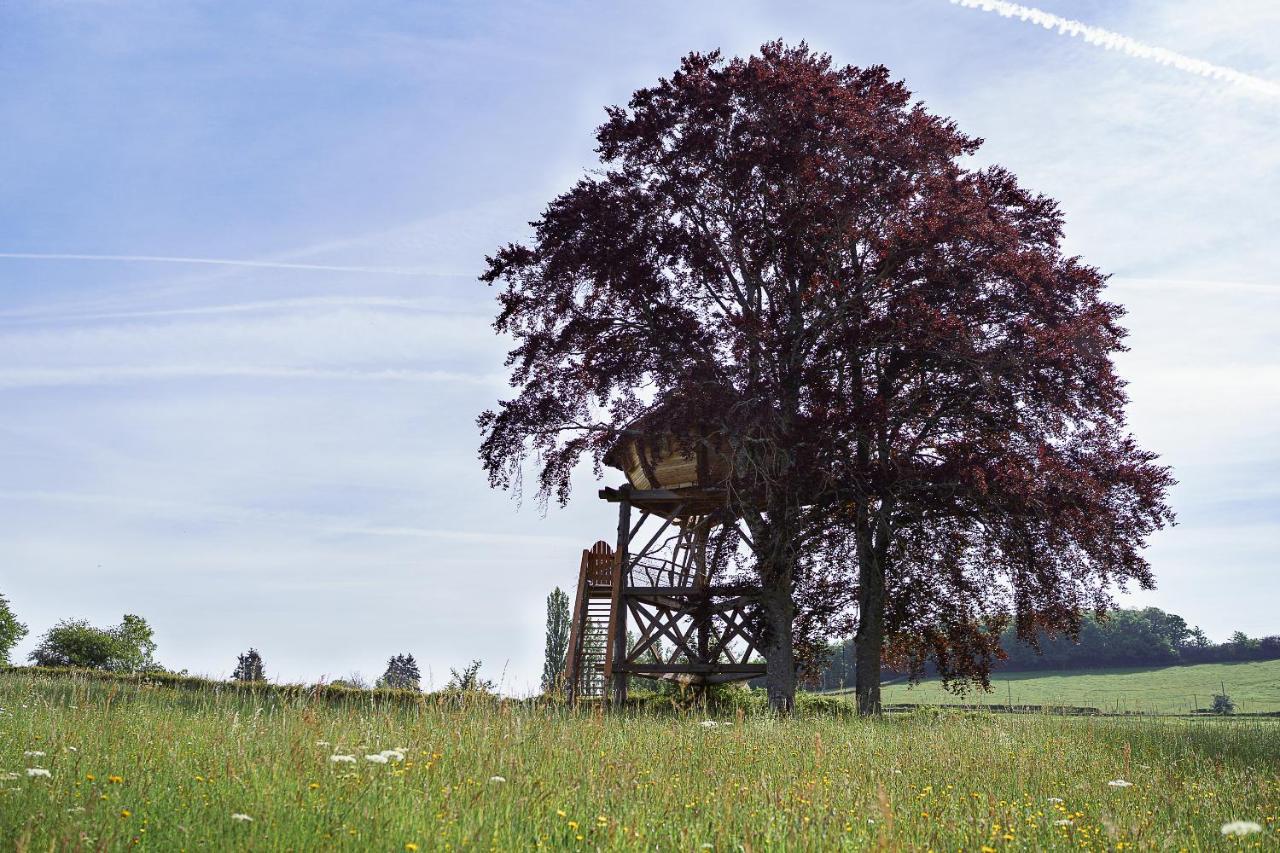 Cabane Perchée dans les Arbres Saint-Hilaire-en-Morvan Esterno foto