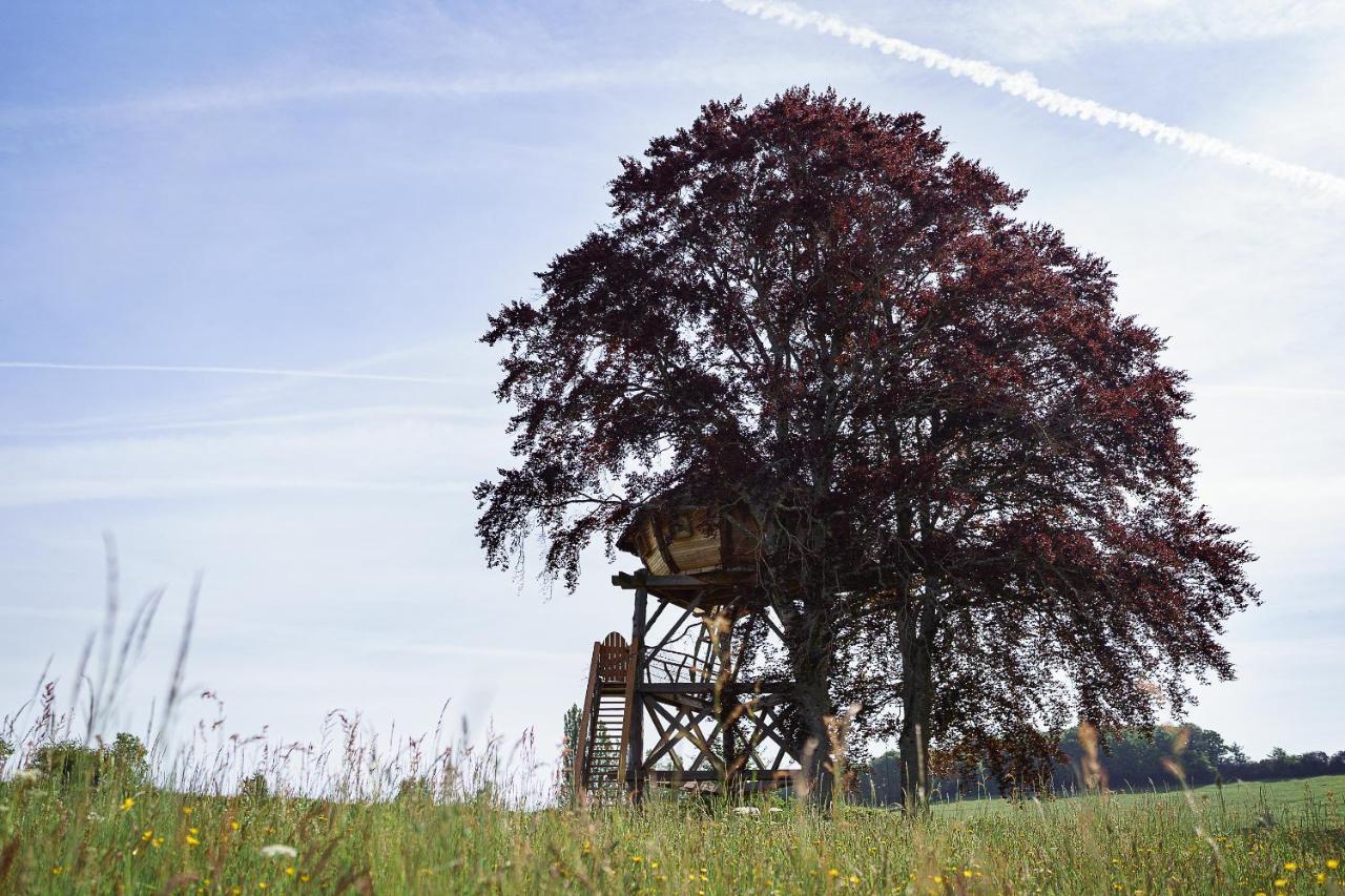 Cabane Perchée dans les Arbres Saint-Hilaire-en-Morvan Esterno foto