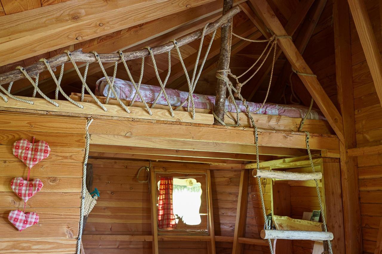 Cabane Perchée dans les Arbres Saint-Hilaire-en-Morvan Esterno foto
