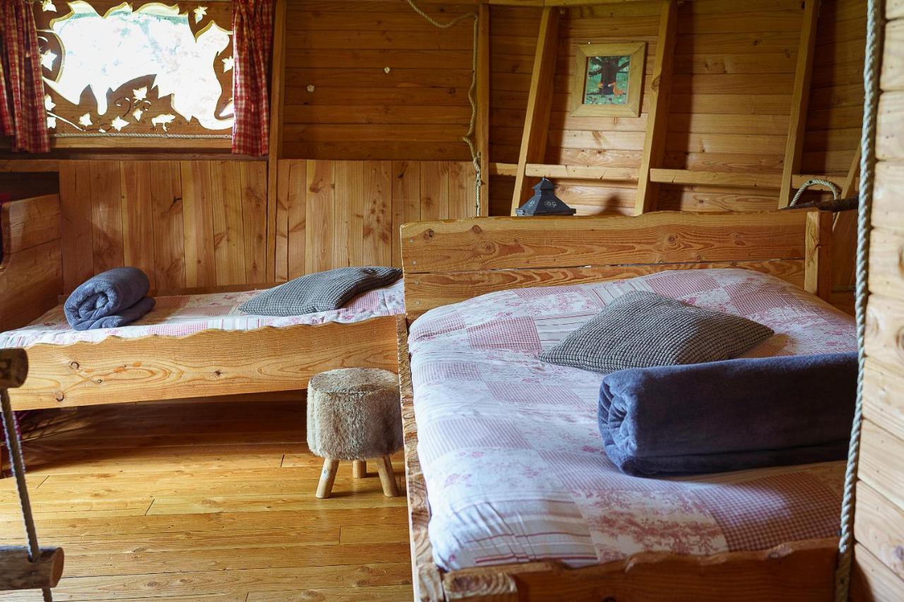 Cabane Perchée dans les Arbres Saint-Hilaire-en-Morvan Esterno foto