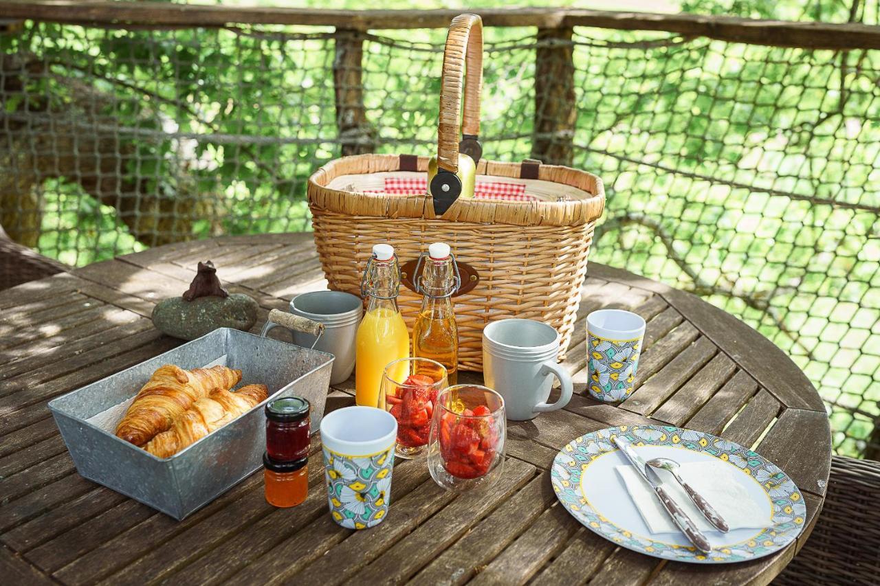 Cabane Perchée dans les Arbres Saint-Hilaire-en-Morvan Esterno foto