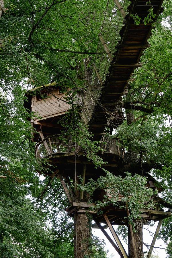Cabane Perchée dans les Arbres Saint-Hilaire-en-Morvan Esterno foto