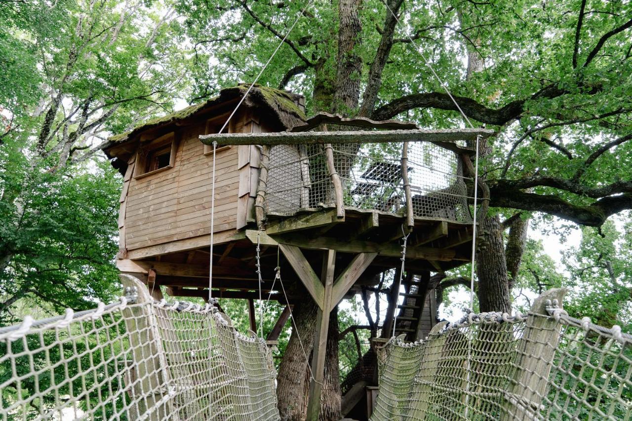 Cabane Perchée dans les Arbres Saint-Hilaire-en-Morvan Esterno foto