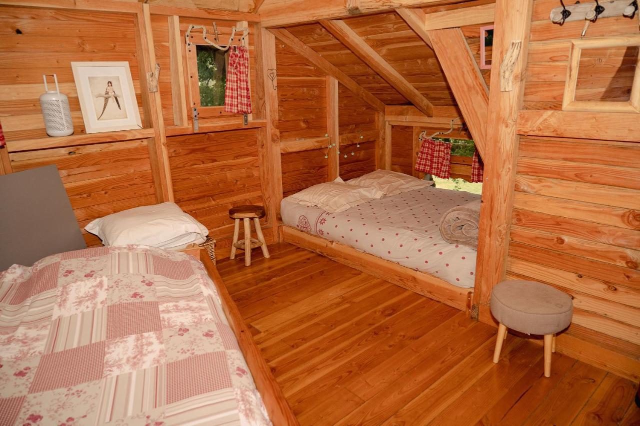 Cabane Perchée dans les Arbres Saint-Hilaire-en-Morvan Esterno foto